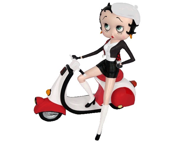 Betty Boop Red & White Scooter
